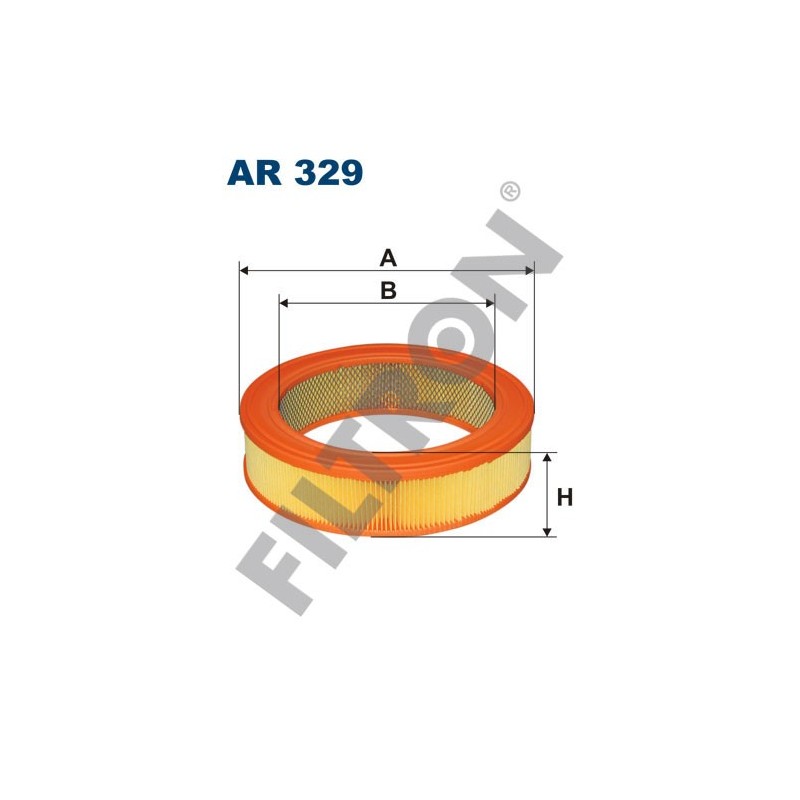 Filtro de Aire Filtron AR329 Hyundai Exel, Pony, Mitsubishi Colt I, Colt II, Colt III, Cordia, Lancer III, Tredia, Proton