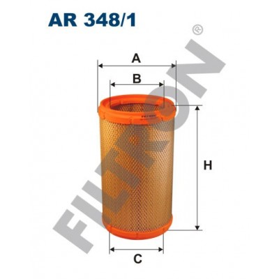 Filtro de Aire Filtron AR348/1 Alfa Romeo 147, 166, Crosswagon Q4, GT, GTV Coupe, Spider, Lancia Kappa