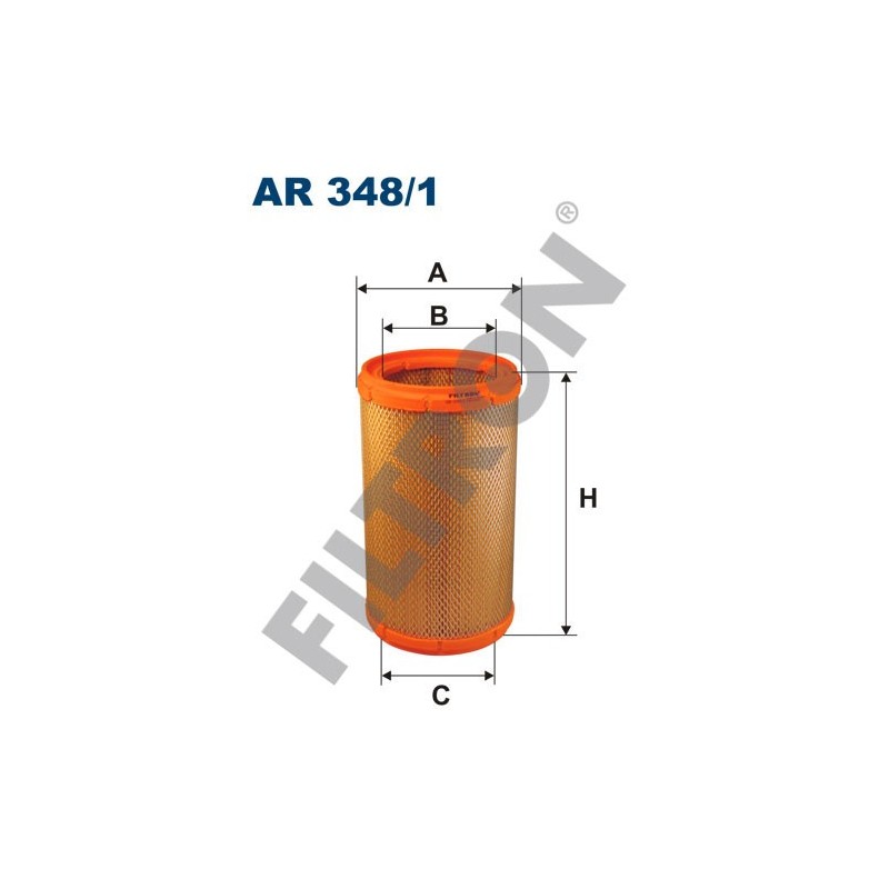 Filtro de Aire Filtron AR348/1 Alfa Romeo 147, 166, Crosswagon Q4, GT, GTV Coupe, Spider, Lancia Kappa