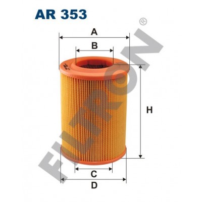 Filtro de Aire Filtron AR353 Bedford Rascal, Suzuki Carry, Samurai, Santana, SJ410, Super Carry, Vauxhall Rascal