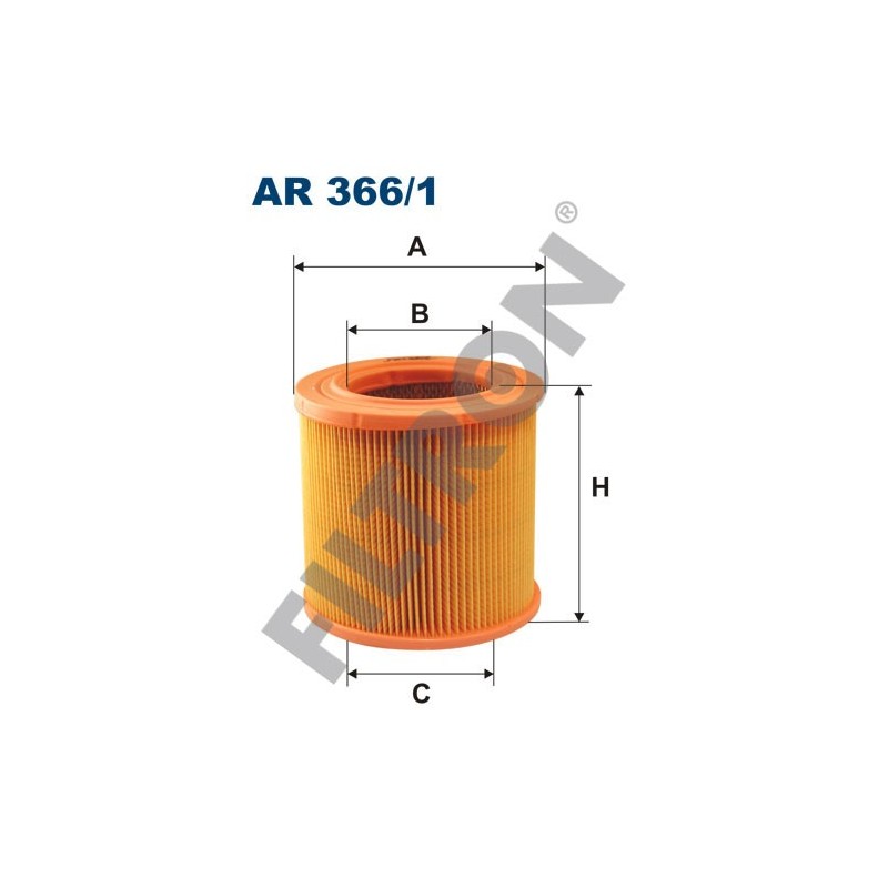 Filtro de Aire Filtron AR366/1 Saab 90, 900, 99