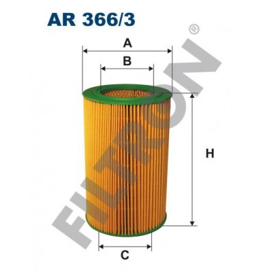 Filtro de Aire Filtron AR366/3 Saab 900