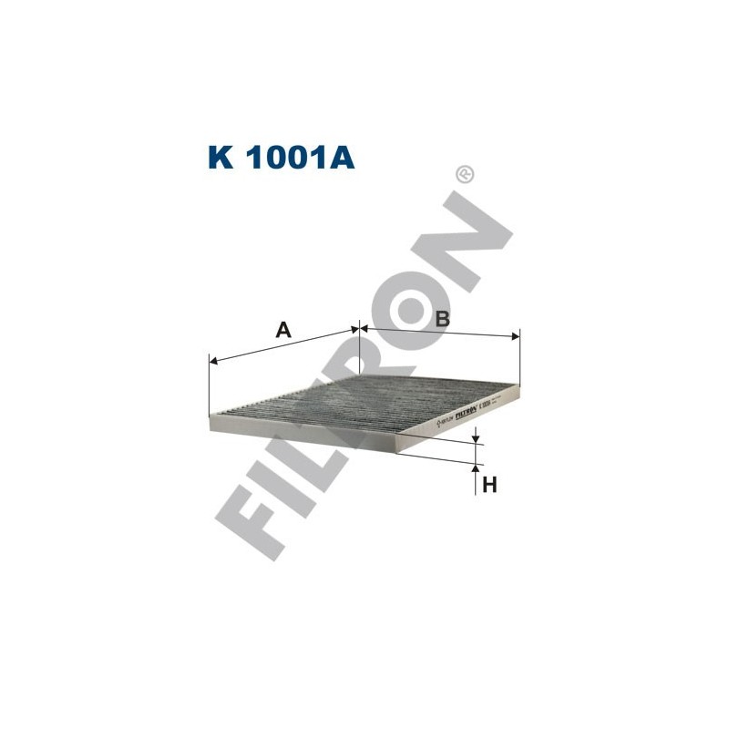 Filtro de Habitáculo Filtron K1001A Opel Omega B, Vauxhall Omega B