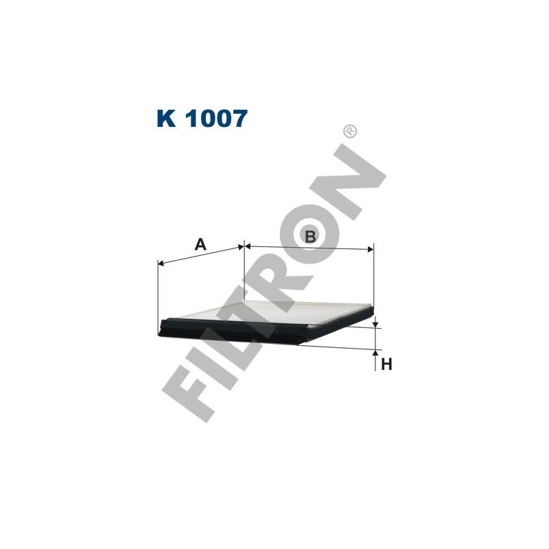 Filtro de Habitáculo Filtron K1007 Citroën Berlingo I, Xantia, Xsara, Peugeot Partner I