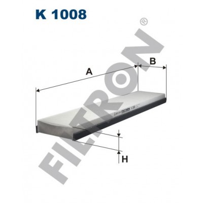 Filtro de Habitáculo Filtron K1008 Ford Cougar, Mondeo I (93-96), Mondeo II (96-00)