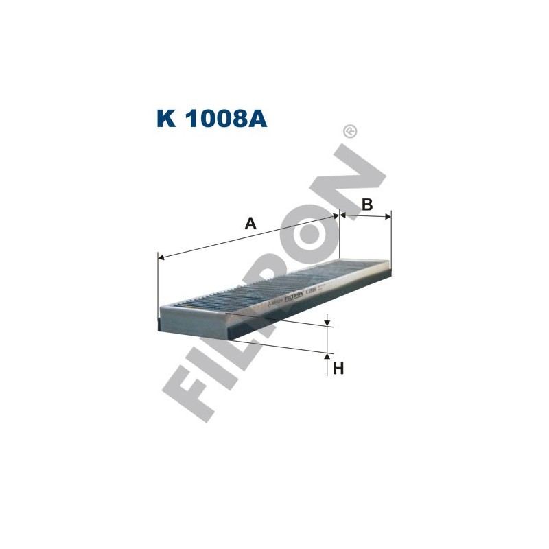 Filtro de Habitáculo Filtron K1008A Ford Cougar, Mondeo I (93-96), Mondeo II (96-00)