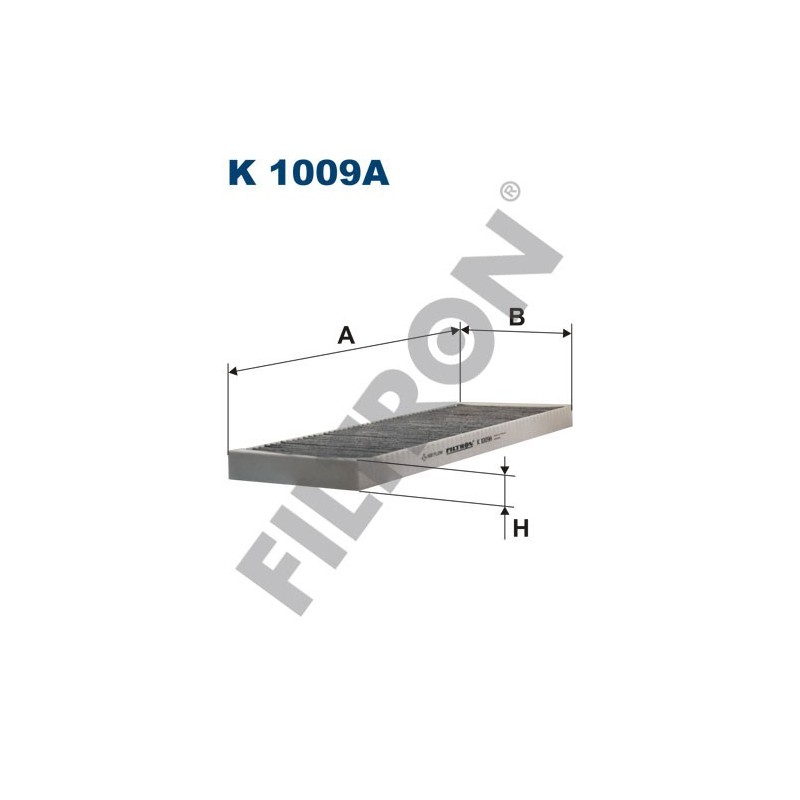 Filtro de Habitáculo Filtron K1009A Opel Vectra B, Vauxhall Vectra MK1