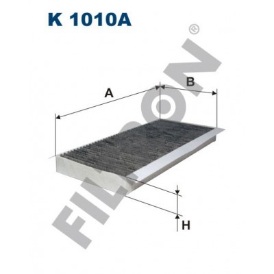 Filtro de Habitáculo Filtron K1010A Ford Fiesta Courier II, Fiesta IV (96-02), Ka, Puma