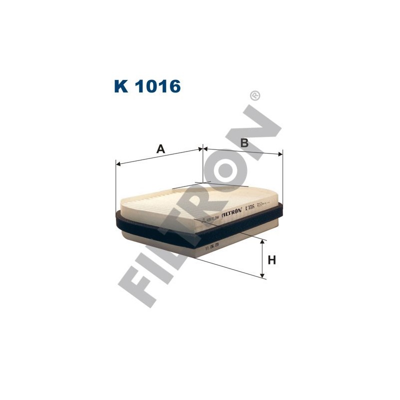 Filtro de Habitáculo Filtron K1016 Chrysler Crossfire, Mercedes C (W202/S202), CLK (C208), E (W/S210), SLK (R170)