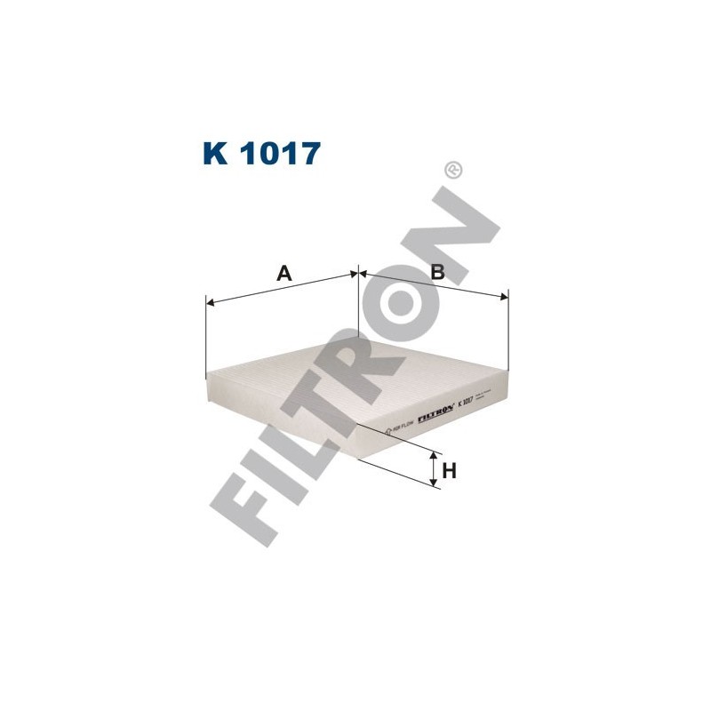 Filtro de Habitáculo Filtron K1017 Honda Civic V, Civic VI, CR-V, Insight, Rover MG (ZR/ZS/ZT), Rover 200, Rover 400 (MK2)