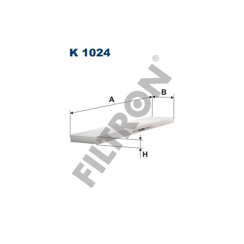 Filtro de Habitáculo Filtron K1024 Ford Galaxy I, Seat Alhambra, Volkswagen Sharan