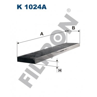 Filtro de Habitáculo Filtron K1024A Ford Galaxy I, Seat Alhambra, Volkswagen Sharan