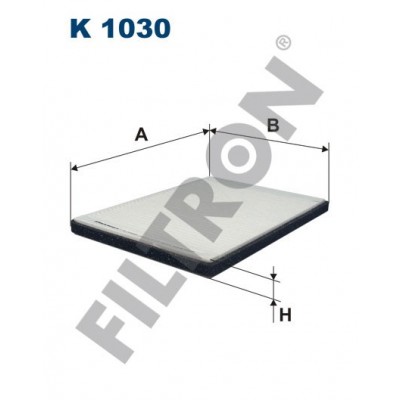 Filtro de Habitáculo Filtron K1030 Renault Megane, Megane Coupe