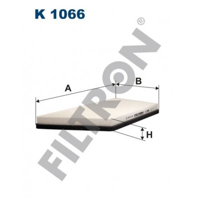 Filtro de Habitáculo Filtron K1066 Peugeot 206/206 SW, 206+