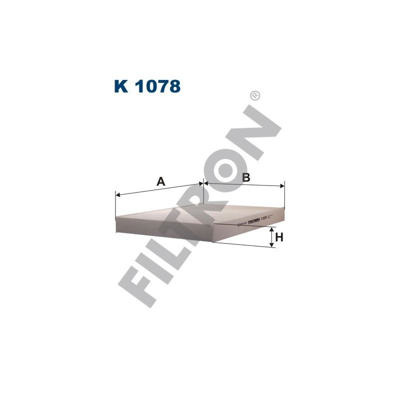 Filtro de Habitáculo Filtron K1078 Audi A4 (B6,B7/8E,8H), A6 (4B/C5), A6 Quattro/Allroad, Allroad I (4BH), Seat Exeo