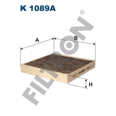 Filtro de Habitáculo Filtron K1089A Renault Laguna II, Vel Satis