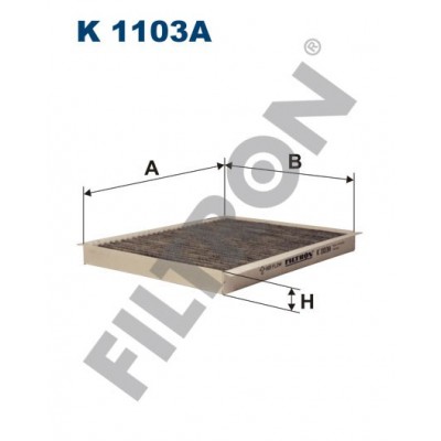 Filtro de Habitáculo Filtron K1103A Fiat Bravo II (New Bravo), Stilo, Lancia Delta II