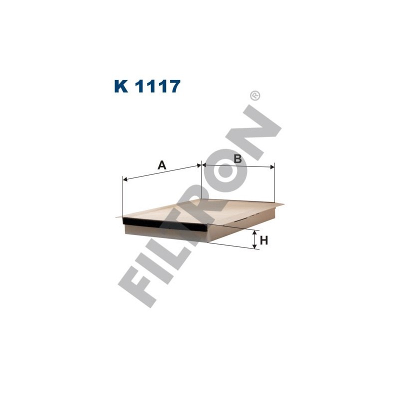 Filtro de Habitáculo Filtron K1117 Volvo 850, C70, S70, S90, V70, V90