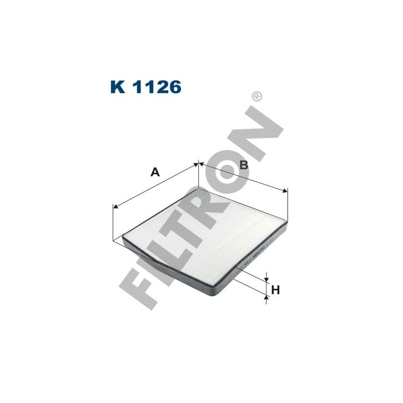 Filtro de Habitáculo Filtron K1126 Volvo C70, S60, S70, S80, V70, XC70, XC90