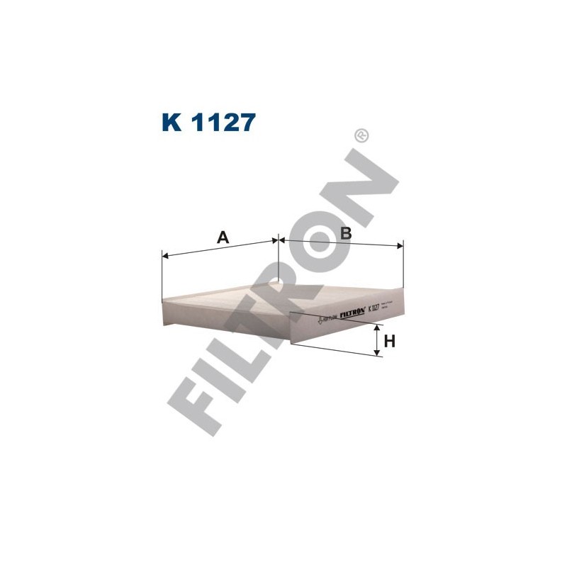 Filtro de Habitáculo Filtron K1127 Citroën Berlingo II, Xsara, Peugeot Partner II