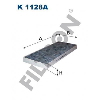 Filtro de Habitáculo Filtron K1128A Citroën C8, Jumpy, Fiat Scudo, Ulysse II, Lancia Phedra, Peugeot 807, Bipper, Expert