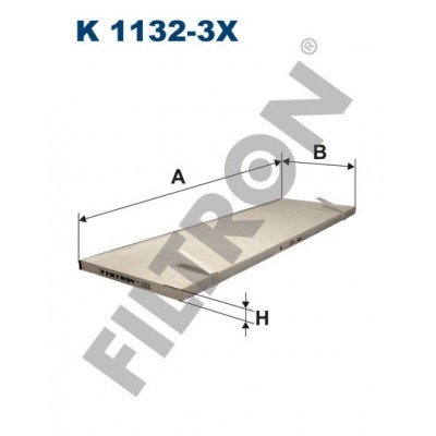 Filtro de Habitáculo Filtron K1132-3X