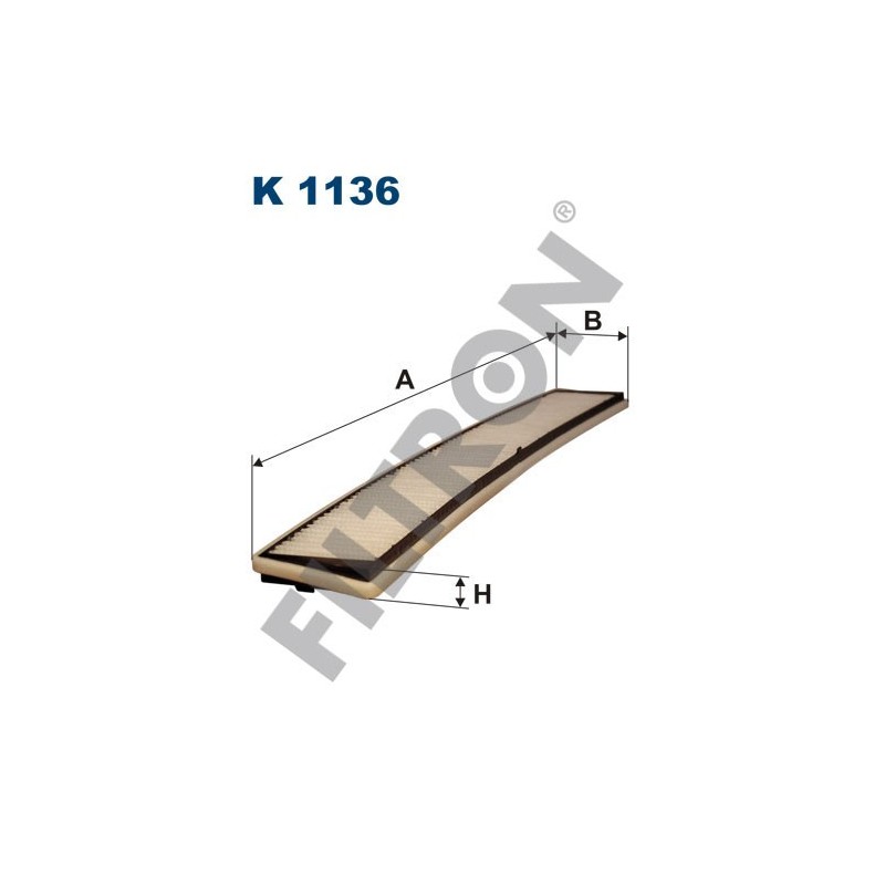 Filtro de Habitáculo Filtron K1136 BMW Serie 3 (E46), Serie X3 (E83)