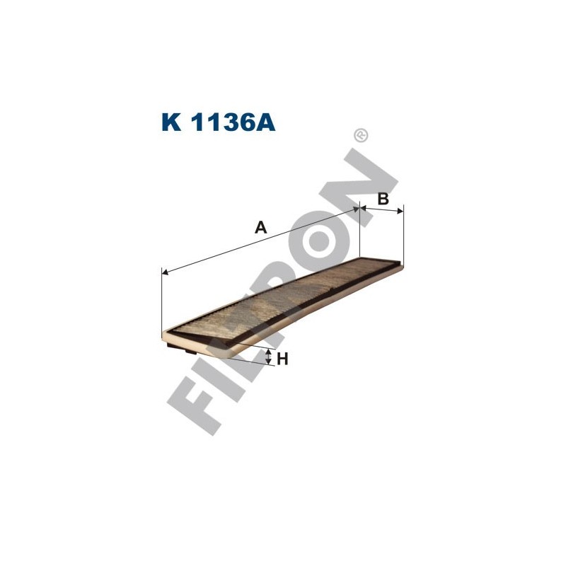 Filtro de Habitáculo Filtron K1136A BMW Serie 3 (E46), Serie X3 (E83)