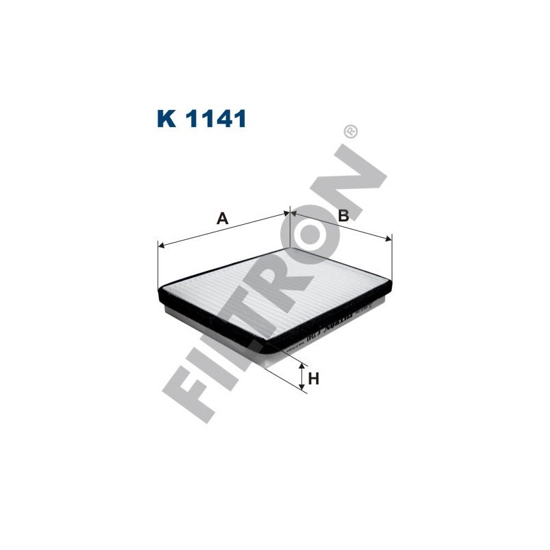Filtro de Habitáculo Filtron K1141 Lada (BA3) 2110, 2111, 2112