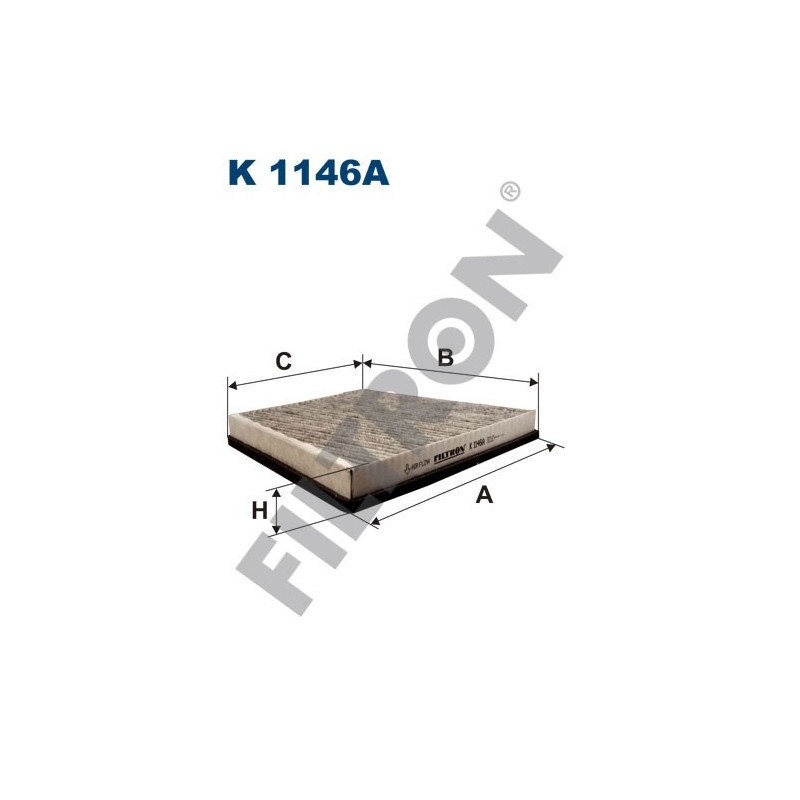 Filtro de Habitáculo Filtron K1146A Mercedes CLS (C219), E (W/S211)