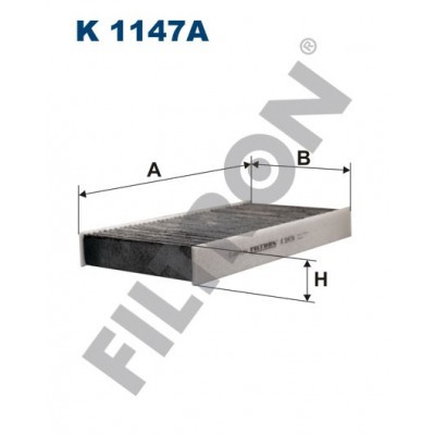 Filtro de Habitáculo Filtron K1147A Citroën C5, C6, Peugeot 407+407 Coupe