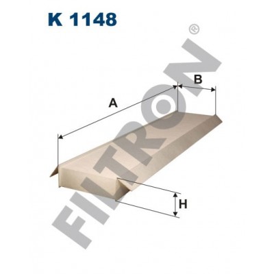 Filtro de Habitáculo Filtron K1148 Ford Mondeo III (00-07), Jaguar X-Type (CF1)