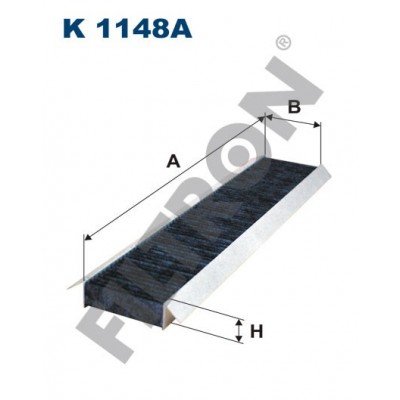 Filtro de Habitáculo Filtron K1148A Ford Mondeo III (00-07), Jaguar X-Type (CF1)