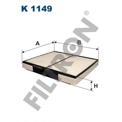 Filtro de Habitáculo Filtron K1149 Hyundai Coupe II, Elantra, Matrix
