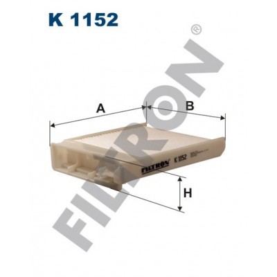 Filtro de Habitáculo Filtron K1152 Dacia Duster II, Logan, Sandero, Nissan Almera (G15), March III, Micra III, Note, NV200