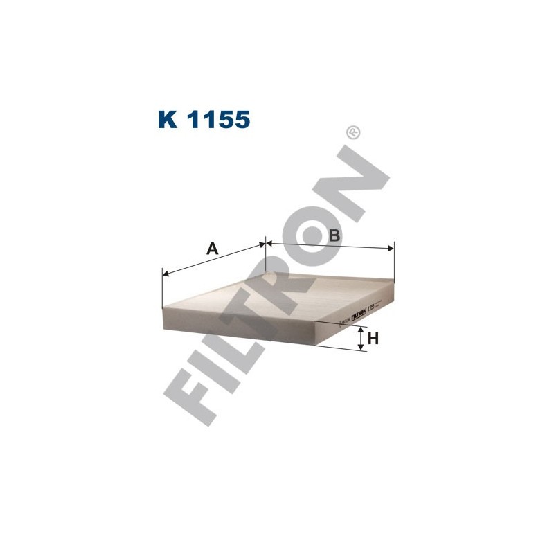 Filtro de Habitáculo Filtron K1155 Audi Q7 (4L), Volkswagen Amarok, Caravelle (T5), Touareg, Transporter (T5)