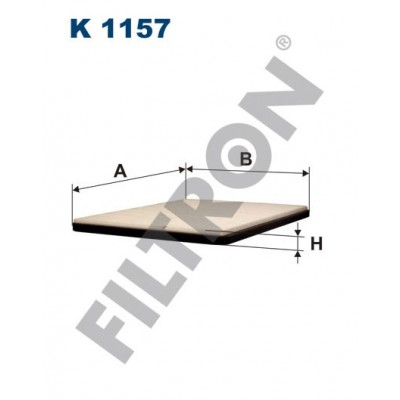 Filtro de Habitáculo Filtron K1157 Honda Accord VII (98-02)