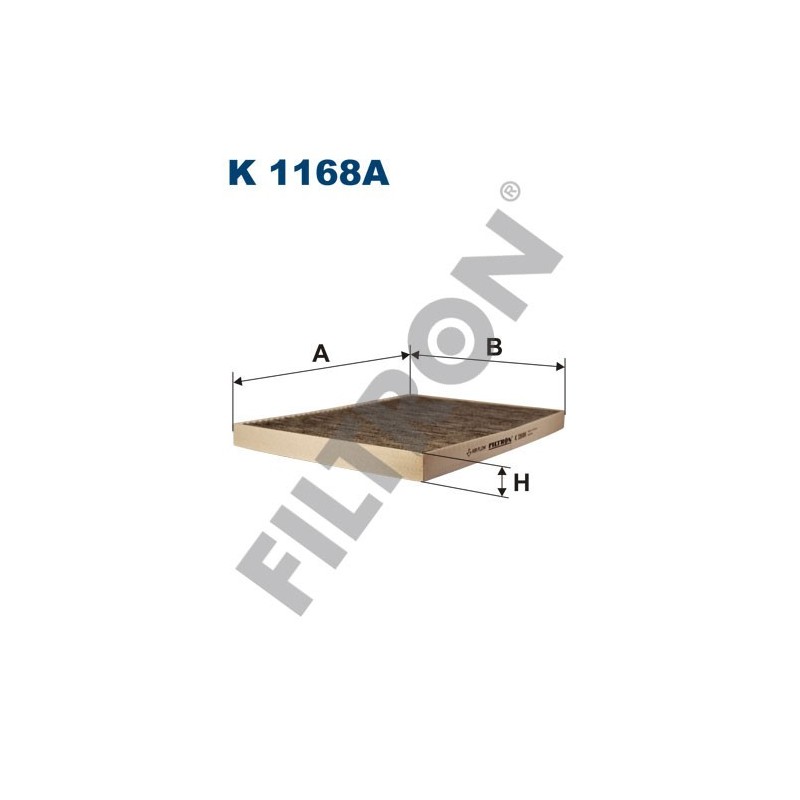 Filtro de Habitáculo Filtron K1168A Chrysler Grand Voyager III, Voyager III (RG)