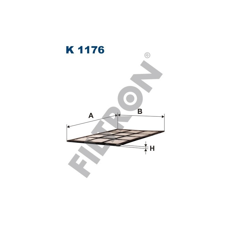 Filtro de Habitáculo Filtron K1176 Fiat Palio, Siena