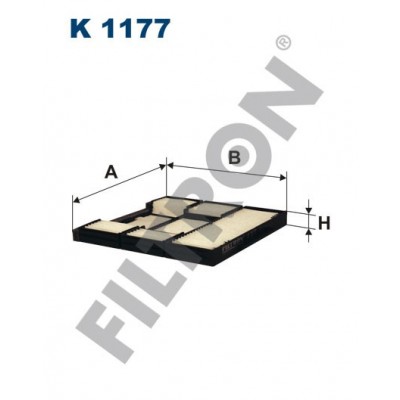 Filtro de Habitáculo Filtron K1177 Toyota Corolla VIII (97-01)