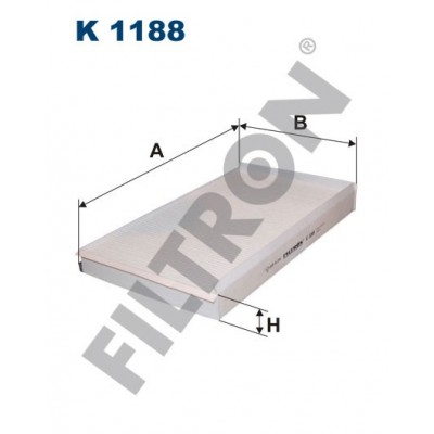 Filtro de Habitáculo Filtron K1188 Mercedes Viano (639), Vito II (639)