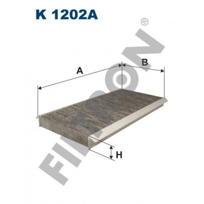 Filtro de Habitáculo Filtron K1202A Mercedes A (W169), B (W245)