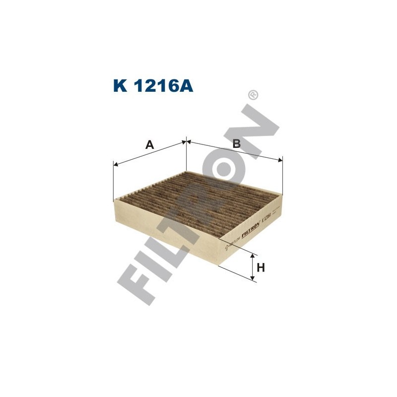 Filtro de Habitáculo Filtron K1216A Mitsubishi Colt VI, Smart Forfour, Roadster