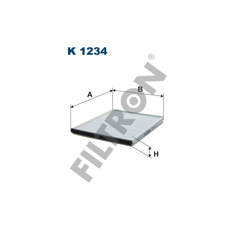 Filtro de Habitáculo Filtron K1234 Chevrolet Europe (GM) Aveo