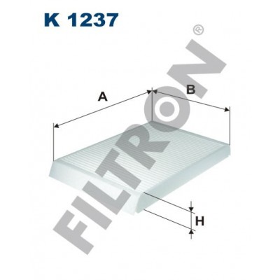 Filtro de Habitáculo Filtron K1237 Land Rover Discovery Sport, Freelander II, Range Rover Evoque, Volvo S60 II/V60, S80 II