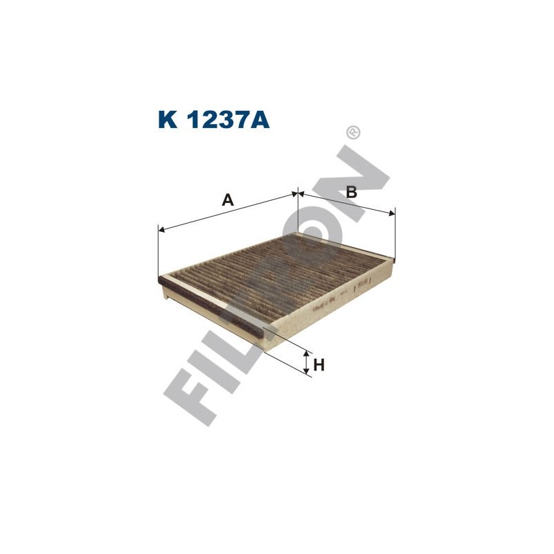 Filtro de Habitáculo Filtron K1237A Land Rover Discovery Sport, Freelander II, Range Rover Evoque, Volvo S60 II/V60, S80 II