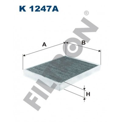 Filtro de Habitáculo Filtron K1247A Citroën C5 II, C6, Peugeot 407+407 Coupe