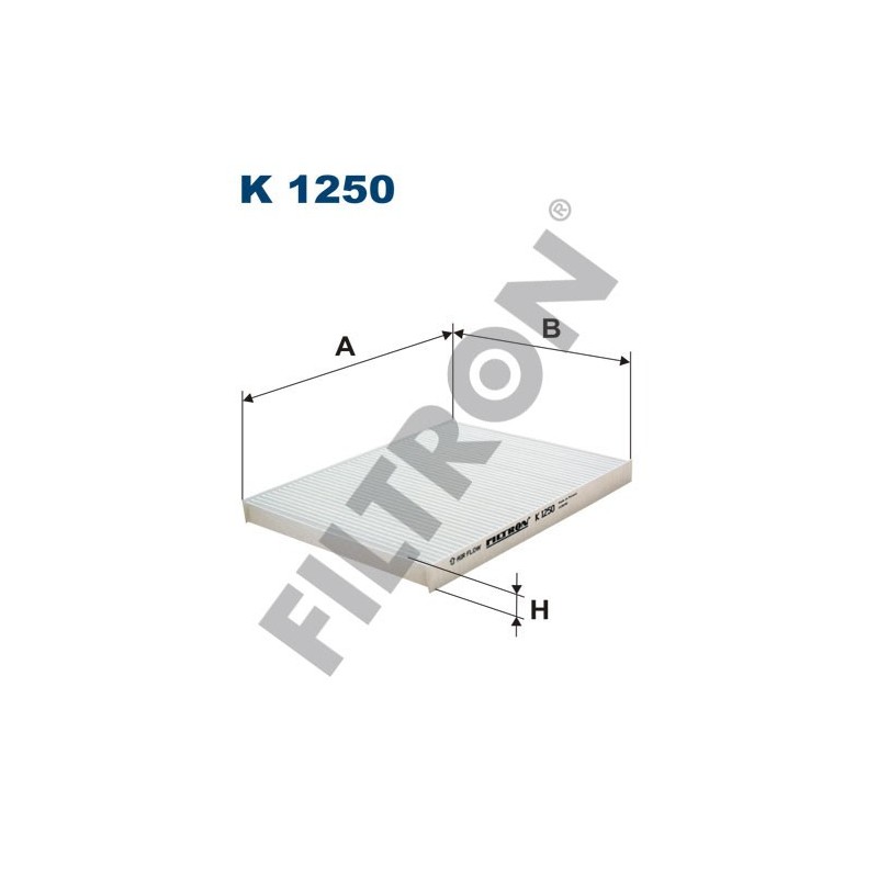 Filtro de Habitáculo Filtron K1250 Hyundai ix20, Kia Venga