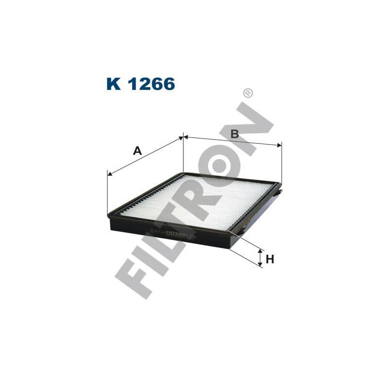 Filtro de Habitáculo Filtron K1266 Chevrolet Captiva, Chevrolet Europe (GM) Captiva, Opel Antara, Vauxhall Antara