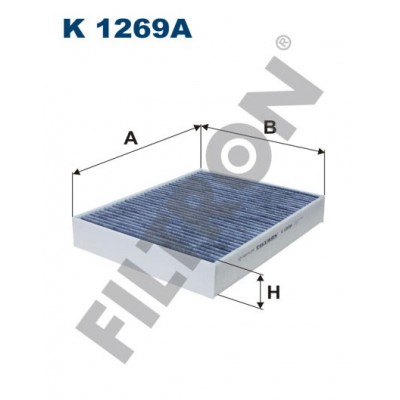 Filtro de Habitáculo Filtron K1269A Porsche Cayenne II/Cayenne S II, Volkswagen Touareg II